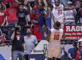 Coleby gets up