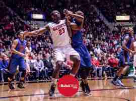 Coleby getting position for rebound 1