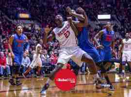 Coleby getting position for rebound 4