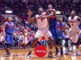 Coleby getting position for rebound 5