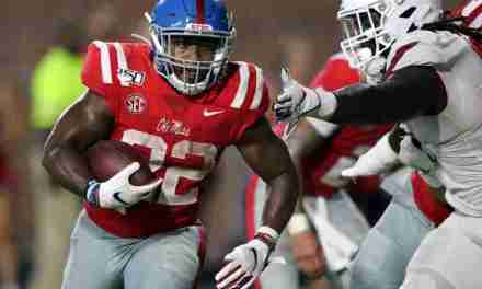 Running backs Coach Derrick Nix pleased with depth of Rebels’ backfield